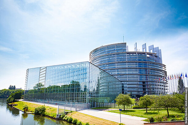 Gebäude des Europäischen Parlaments in Straßburg